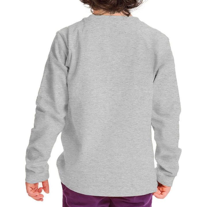 Cute Little Girl Toddler Long Sleeve T-Shirt - Kawaii Kids' T-Shirt - Printed Long Sleeve Tee - MRSLM