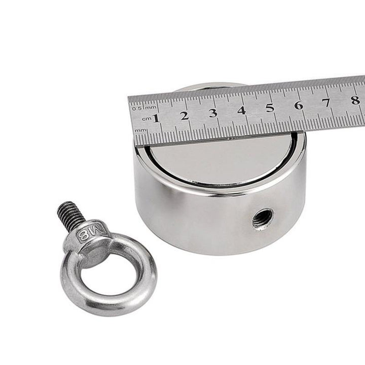 300kg D60mm Strong Salvage Magnet Pot Fishing Deep Sea Salvage Fishing Hook Neodymium Recovery Magnet - MRSLM