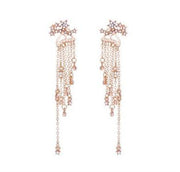 Shining Star Tassel Earrings Back Hanging Exquisite Earrings - MRSLM