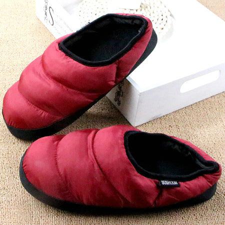 Couple Bag Heel Soft-soled Down Cotton Shoes - MRSLM