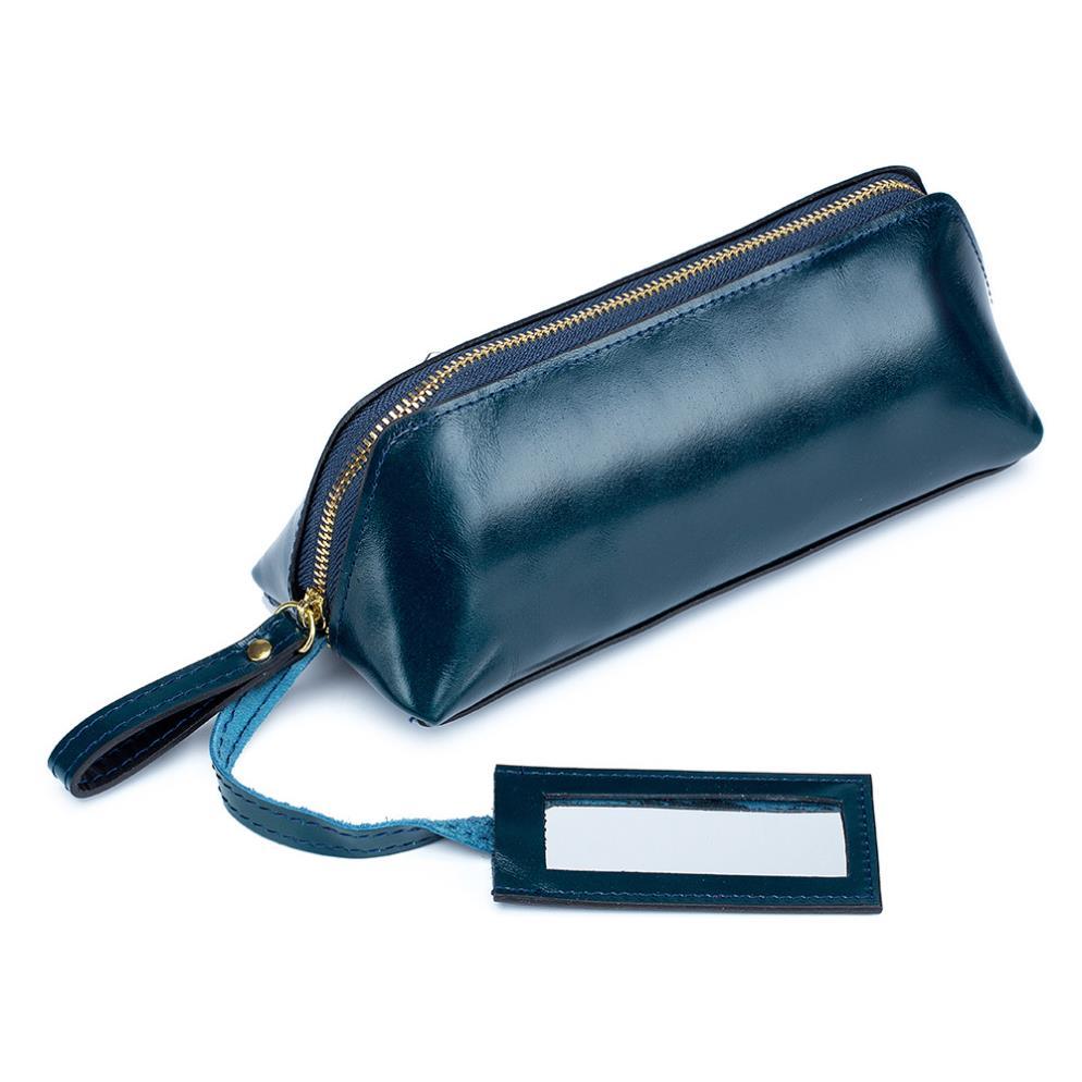 Portable female hand holding cosmetic bag - MRSLM
