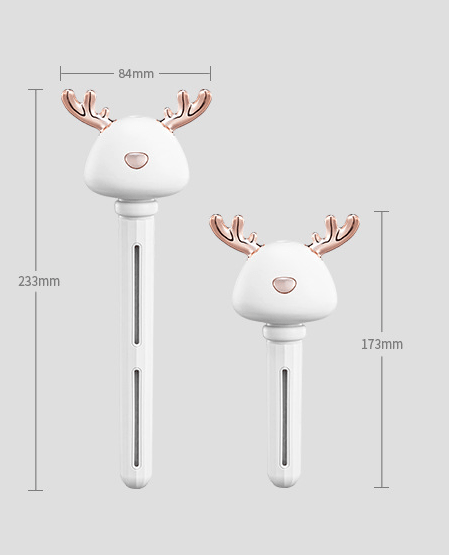 New Water Tankless Creative Design Little Antler Atomizer Mini USB Rehydration Negative Portable On-board Humidifier - MRSLM