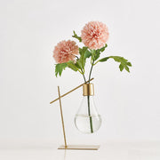 Wrought iron glass hydroponic vase - MRSLM