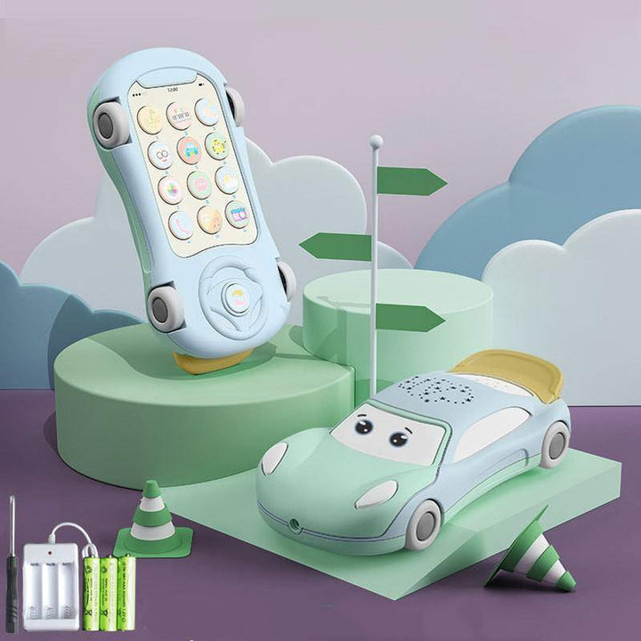 Telephone Toys Juguetes Bebe with Luminous Projector Learning Toy Car - MRSLM