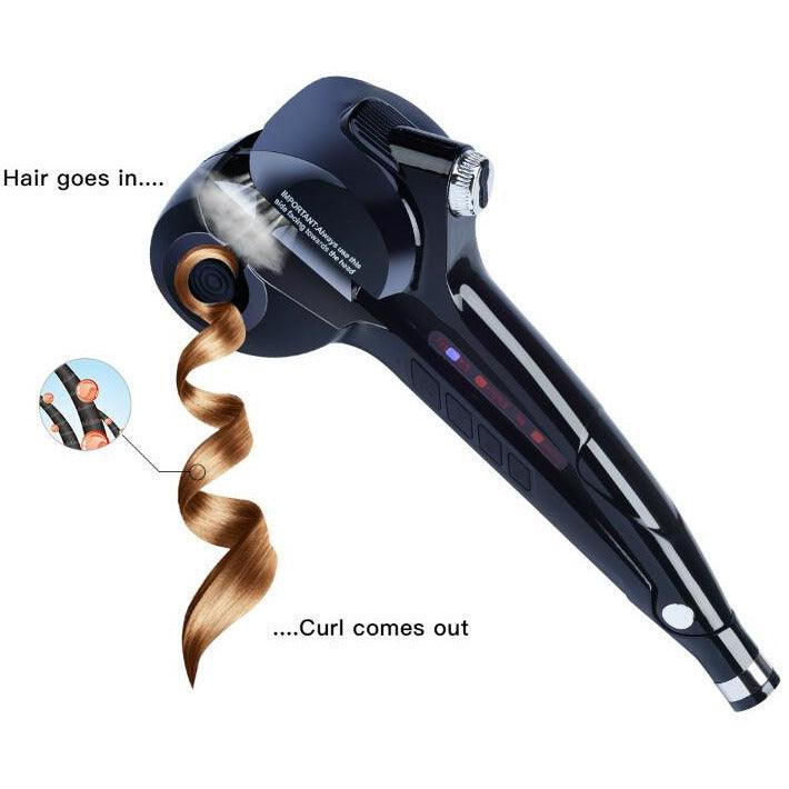 Professional ceramic hair steam machine hair curler roller curling iron, hair waver in digital magic styling tools styler - MRSLM