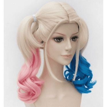 Suicide Squad Clown Female Halle Quinn styling cos gradient wig cosplay wig - MRSLM