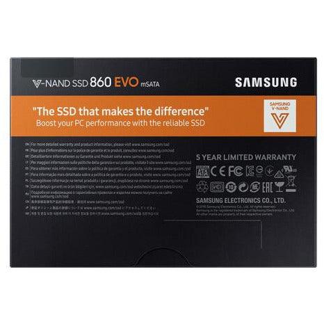 Samsung mSATA 860 EVO Internal SSD SATA III 250GB 500GB 1TB Solid State Drive HD Hard High Speed for Laptop PC Computer Desktop - MRSLM