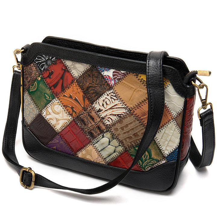 One Shoulder Bag Made Of Cow Hide And Colored Lady's Satchel - MRSLM