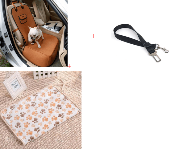 Retro Dual-purpose Pet Car Mat Front Seat Cushion - MRSLM