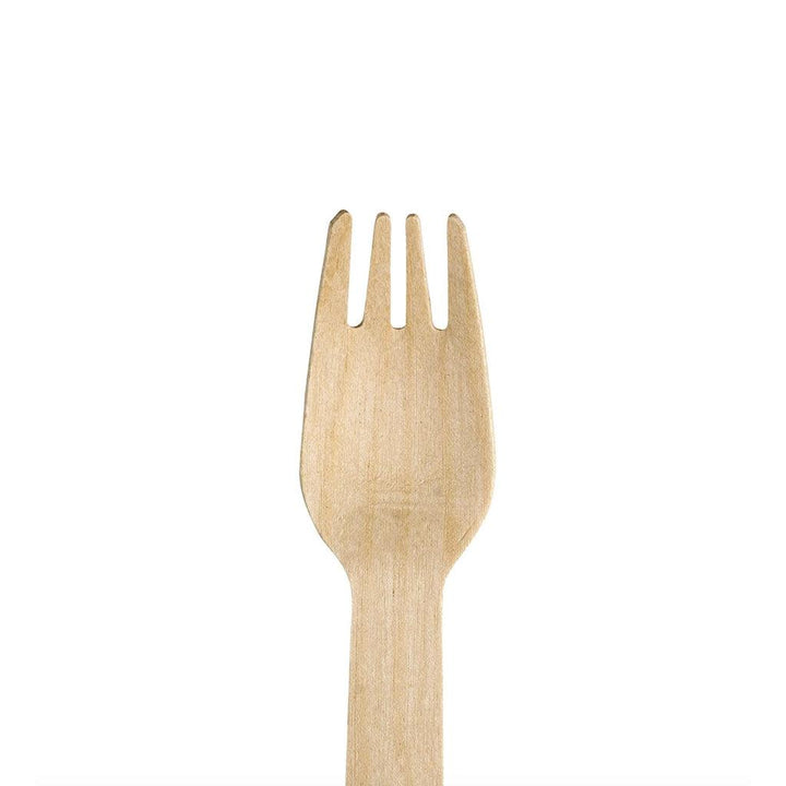 Birchwood Disposable Forks (100 Pcs) - MRSLM