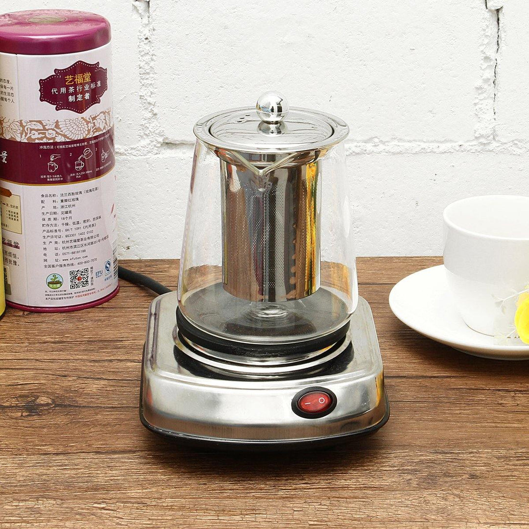 Electric Stove Mini Coffee Brewing Tea Stove Glass Tea Maker Electric Kettle Water Heater - MRSLM