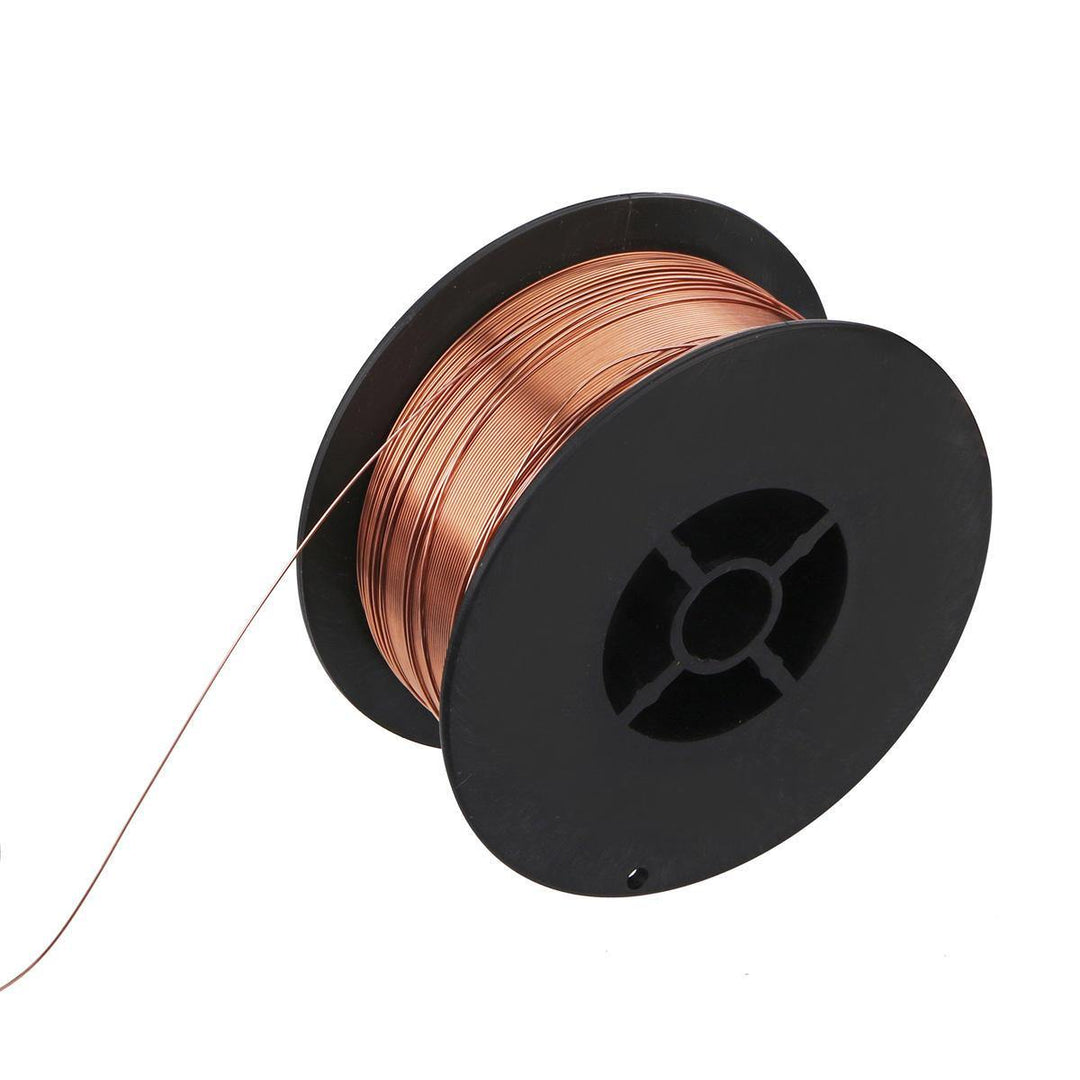 0.6mm 1KG Solder Wire Coppered Welding Wire Spool Mild Carbon Steel ER70S-6 Core - MRSLM
