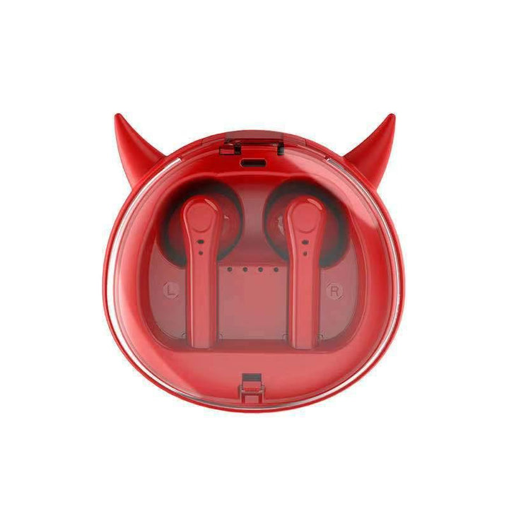 Macaron Red Tws5.0 Wireless Bluetooth Headset - MRSLM