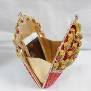 French fries rhinestone evening bag, view 7 - MRSLM