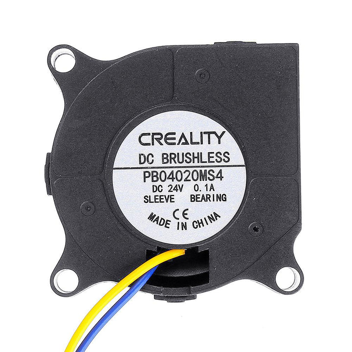 Creality 3D® 40*40*20mm DC24V 0.1A 7600 RPM High Speed DC Brushless 4020 Blower Nozzle Cooling Fan For CR-10S PRO 3D Printer - MRSLM