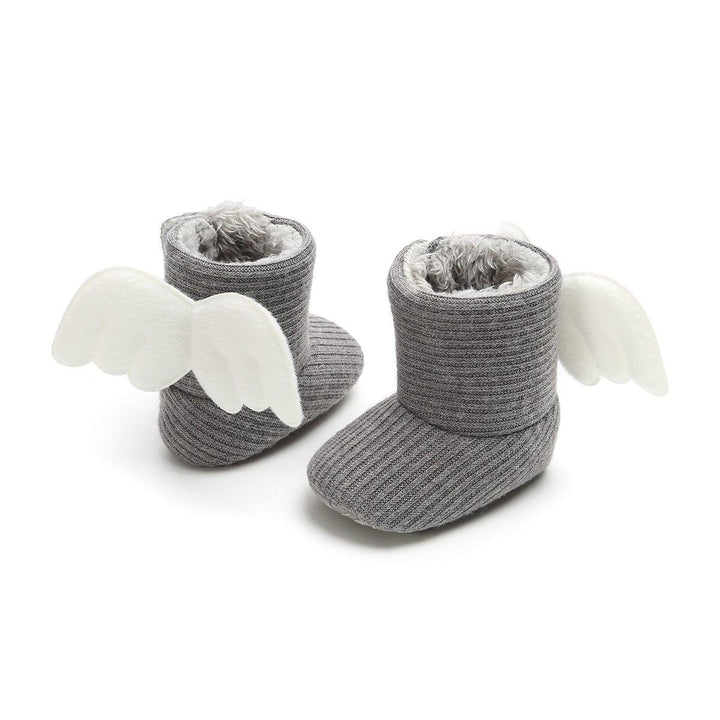 Winter Warm Small Wing High Boots Baby Cotton Boots - MRSLM