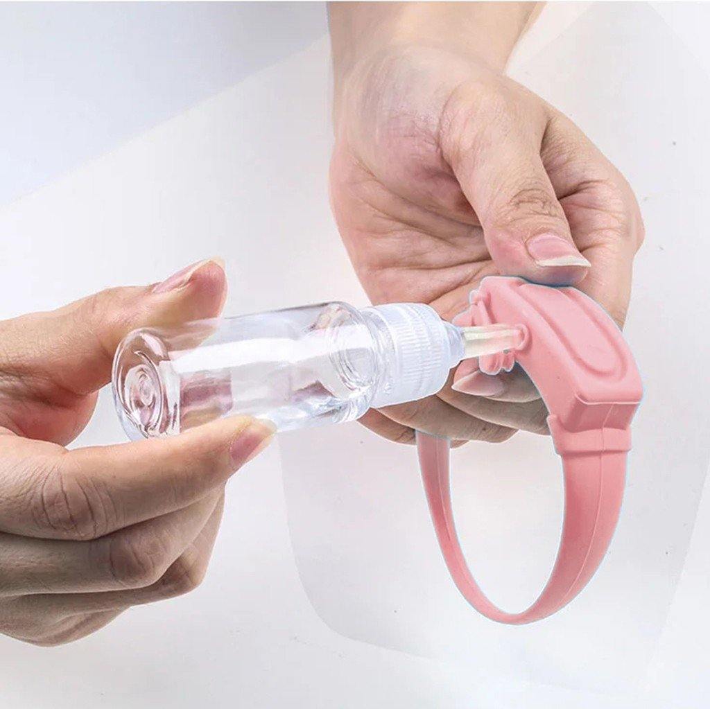 Portable Hand Sanitizer Disinfectant Bracelet Wearable Hand Wash Gel Dispenser - MRSLM