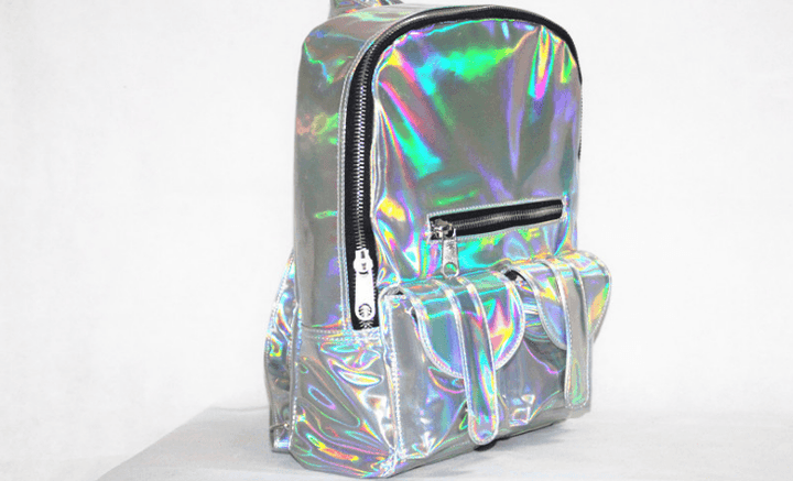 Laser bag dead fly shoulder bag Harajuku personality backpack - MRSLM