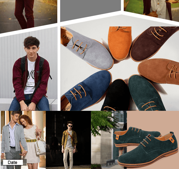 Men's shoes, men's shoes, casual leather shoes. - MRSLM