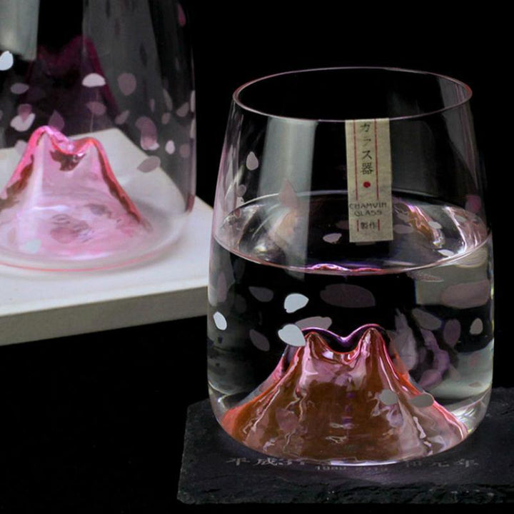 Cherry Blossoms Glass Cup Japanese Crystal Glass - MRSLM