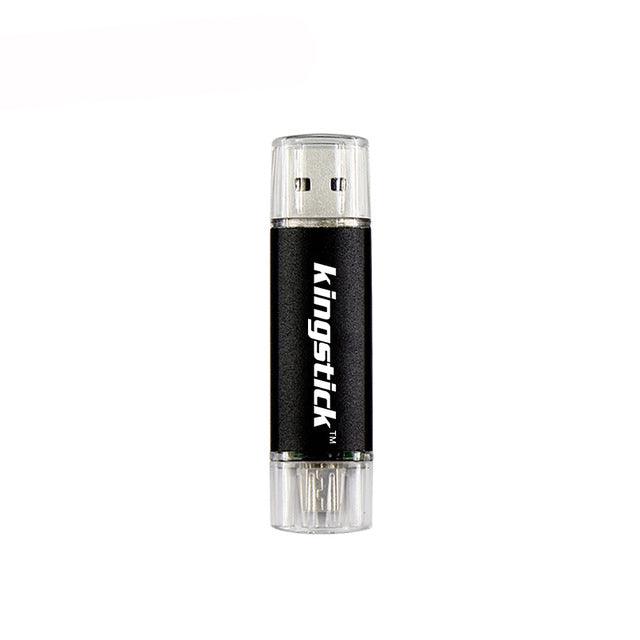 Kingstick USB2.0 32G 64G Flash Drive Micro USB Disk Portable Pen Drive Support OTG for Mobile Phone - MRSLM