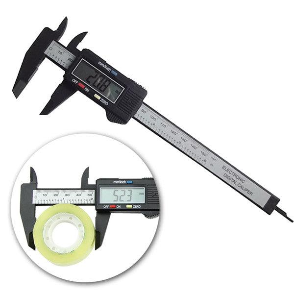 DANIU 6inch 150mm Electronic Digital Caliper Ruler Carbon Fiber Composite Vernier - MRSLM