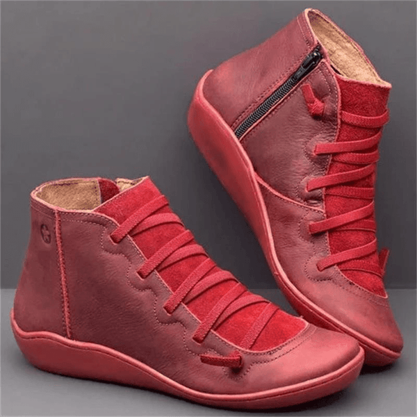 Women Comfortable Resistant Flat Casual Boots - MRSLM