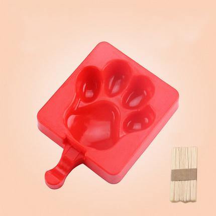 KC-BM6 Creative Silicone Ice Cream Mold Ice Pops Tray Chocolate Mold Cookies Mould Ice Lolly - MRSLM