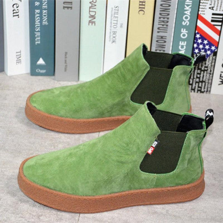 Thick-soled Elasticated Trendy Fashion Martin Boots Casual Thin Cotton Shoes - MRSLM
