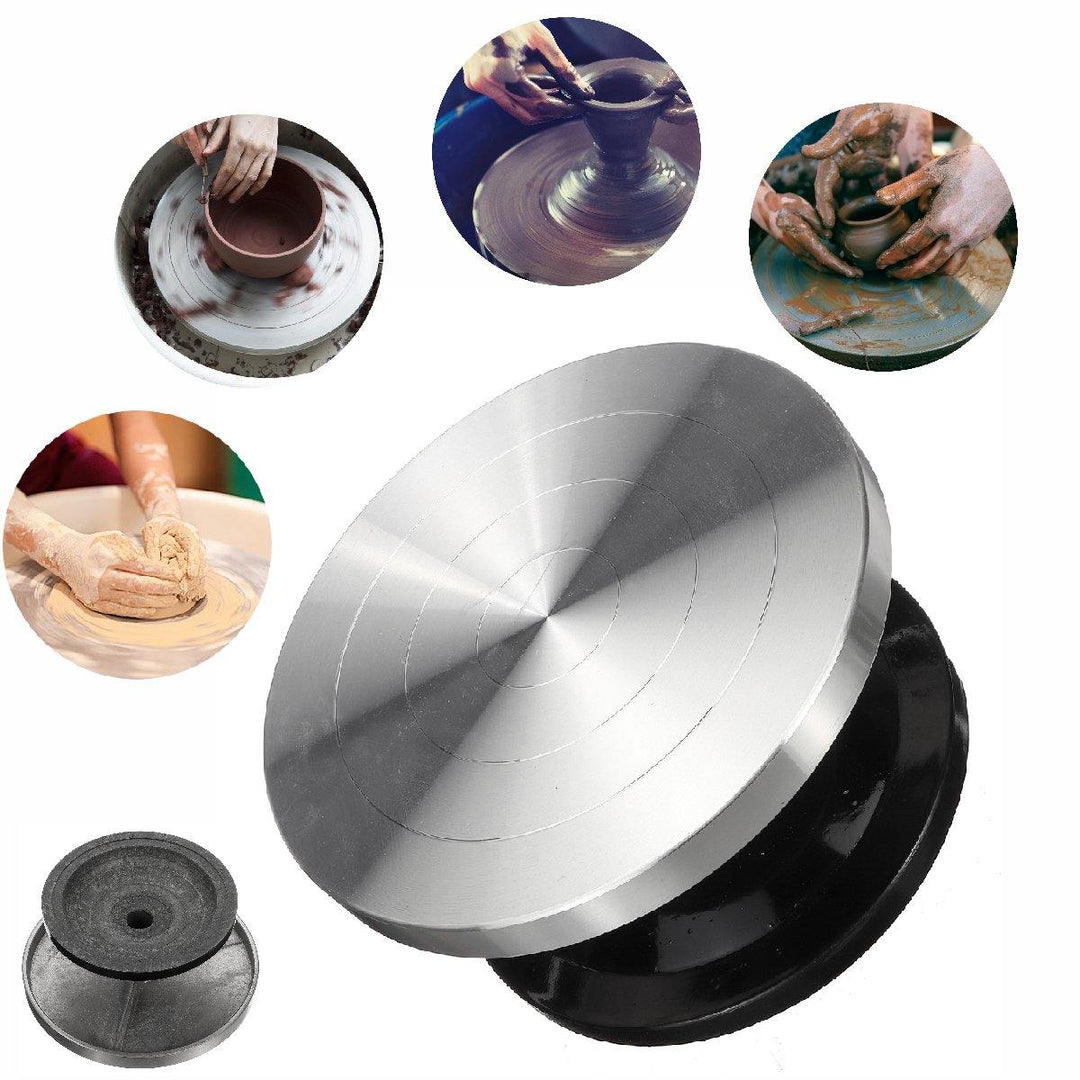 25-32CM Aluminum Alloy Pottery Wheel Turntable Turnplate Clay Sculpture Tool - MRSLM