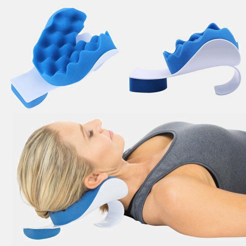 Portable Head Neck Massage Pillow Neck Shoulder Relaxation Pain Relief Neck Support Massager Tool (#1) - MRSLM