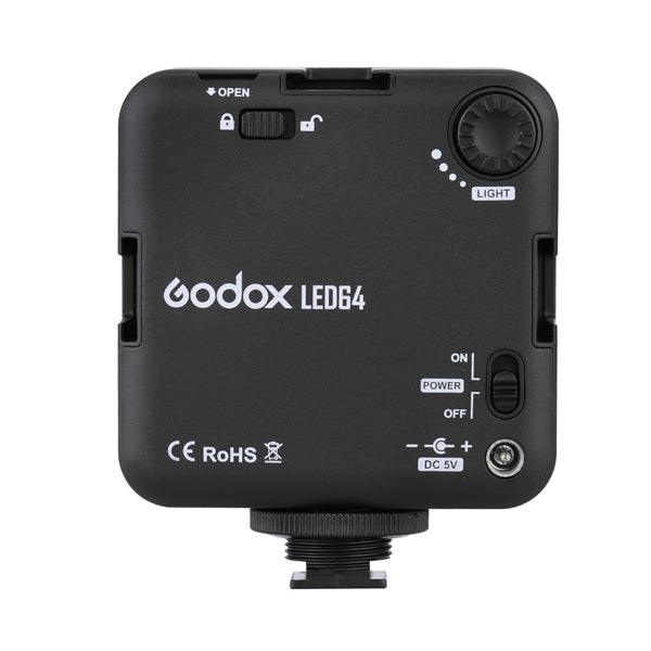 Godox LED64 LED Lamp Video Light for DSLR Camera Camcorder mini DVR Interview Macro photography - MRSLM