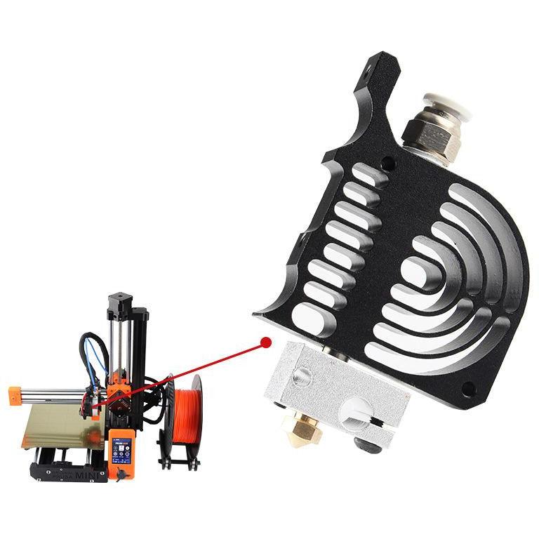Clone Prusa Mini Extruder Hotend Set HeatSink Heating Block Heat Insulation V6 Nozzle for Prusa Mini 3D Printer - MRSLM