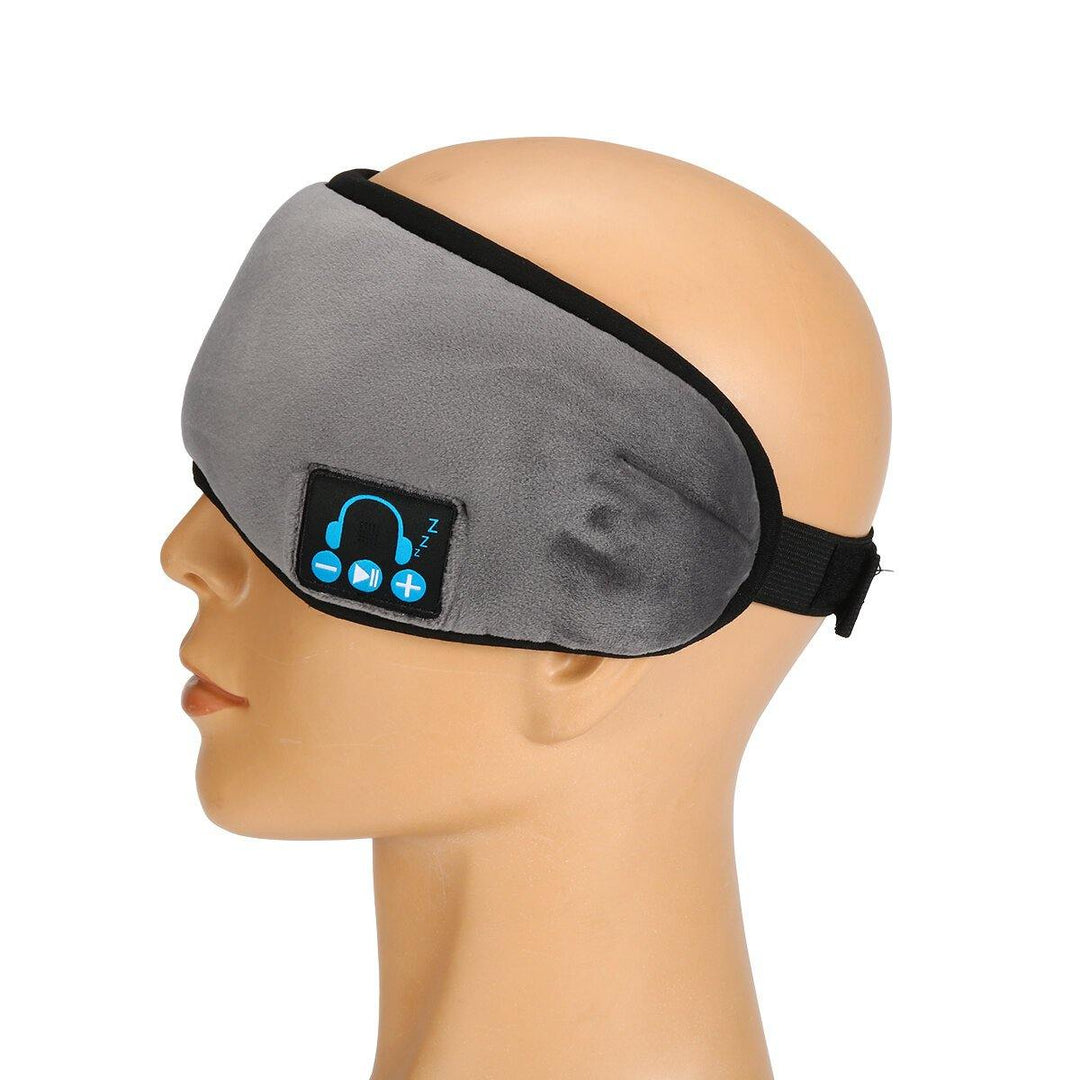 Wireless Bluetooth 5.0 Stereo Sleeping Eye Mask Music Headset Eye Cover - MRSLM