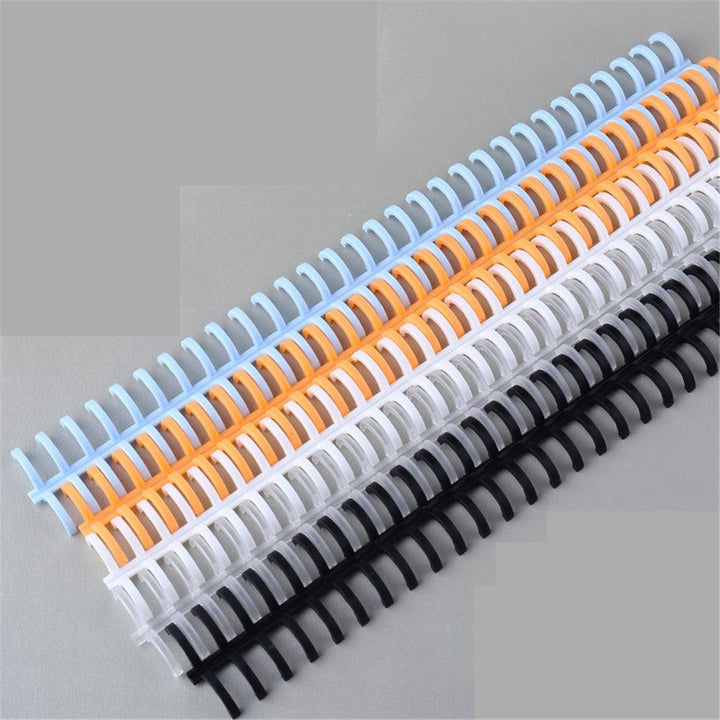 KW-trio 7849 10Pcs Binding Rings Set Four Colors 30 Circles Binding Ring Book Document File Storage Ring For School Office Supplies - MRSLM