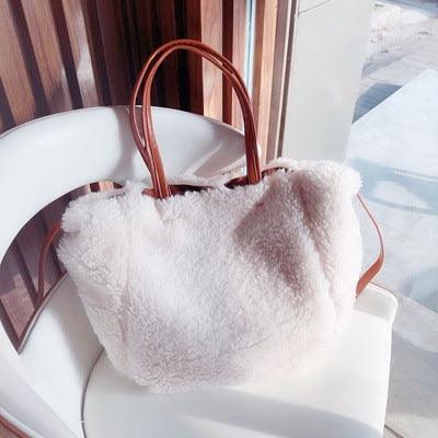 plush dumpling shoulder bag, view 2 - MRSLM