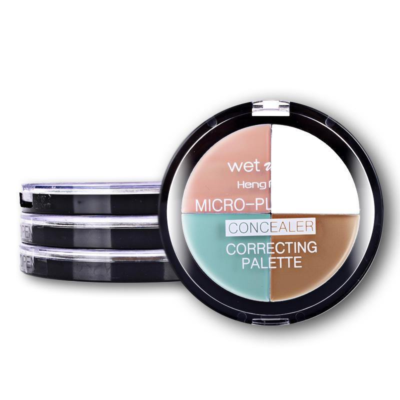 3 Style 4 Colors Natural Concealer Foundation Base Face Cream Make Up Bronzer Long Lasting - MRSLM