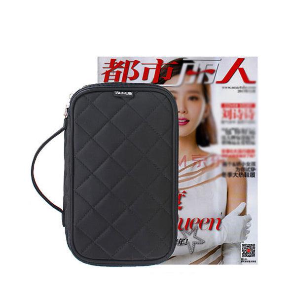 Nylon Travel Bag Double Layer Portable Storage Bag Cosmetic Bag For Women - MRSLM
