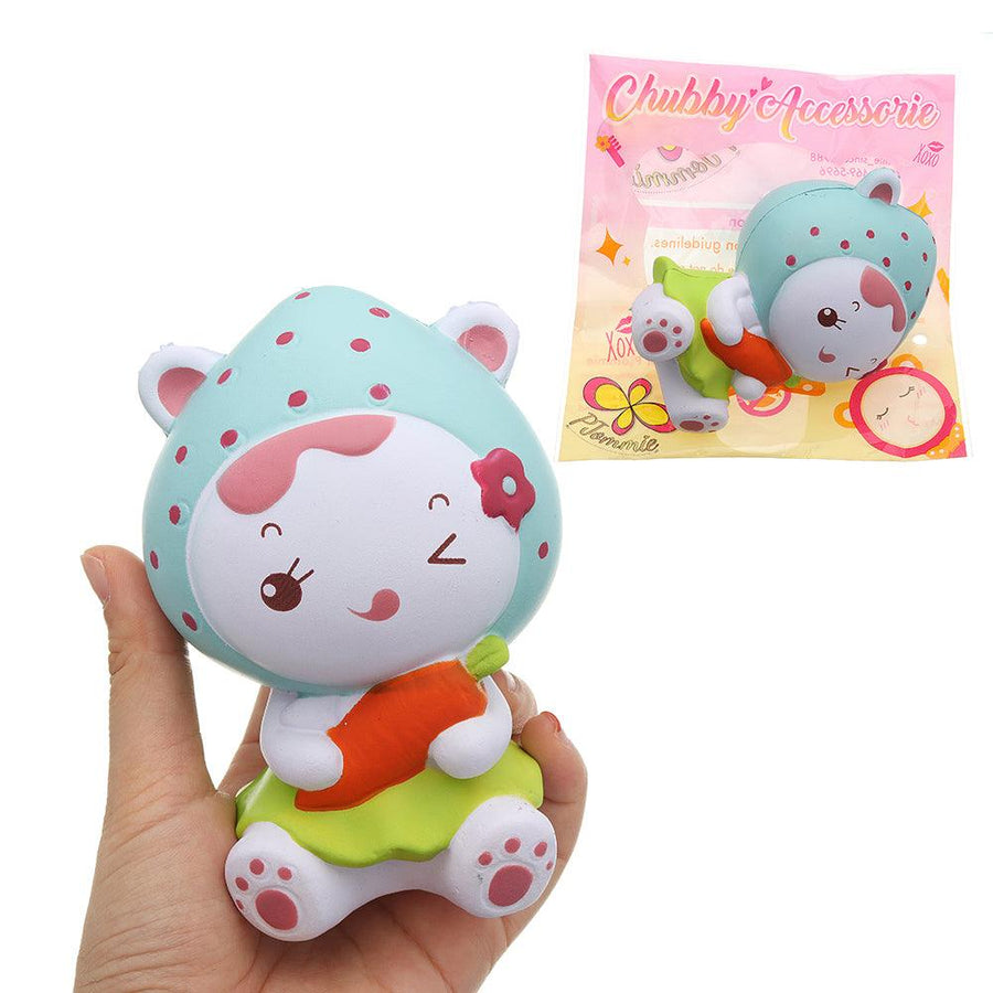 Strawberry Girl Squishy 12CM Slow Rising With Packaging Collection Gift Soft Toy - MRSLM