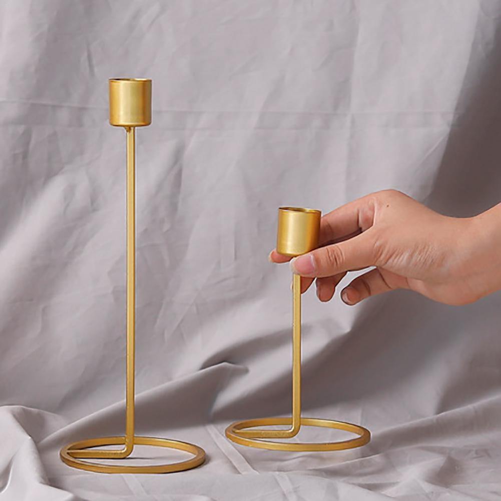 Nordic Style 3D Geometric Candlestick Metal Wall Candle Holder Sconce Home Decor - MRSLM