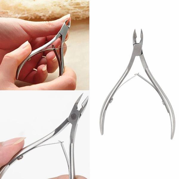 Nail Art Stainless Steel Cuticle Cutter Nippers Clipper - MRSLM