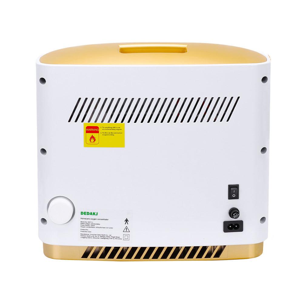 DEDAKJ 1-6L/Min Dual Oxygen Generator Machine Oxygen Concentrator Air PurifIer with Nebulizer Function For Home Car Office Using - MRSLM