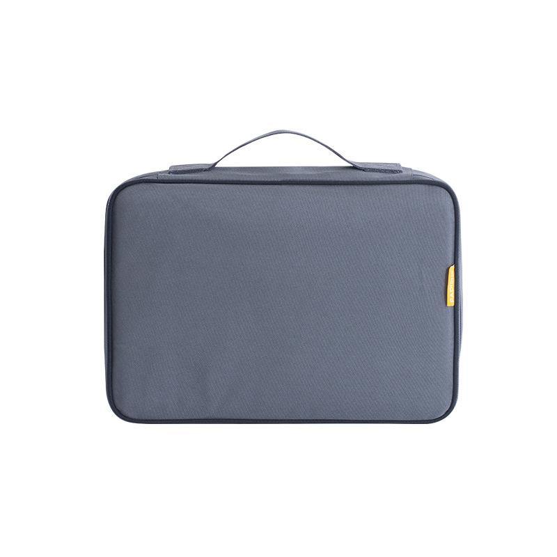 Double zipper Multi-Function Digital Products Travel Storage Bag Nylon Material Electronic Storage Wash Bag - MRSLM