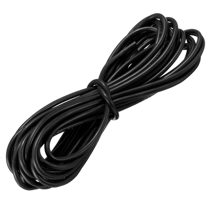 DANIU 5 Meter Black Silicone Wire Cable 10/12/14/16/18/20/22AWG Flexible Cable - MRSLM
