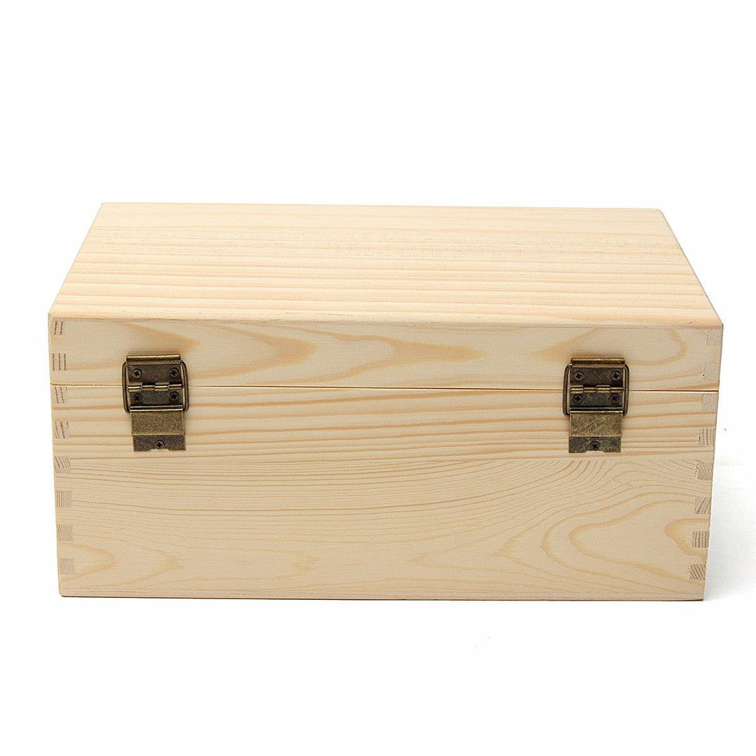 32 Grids Wooden Bottles Box Storage for Essential Oil 5-100ml - MRSLM