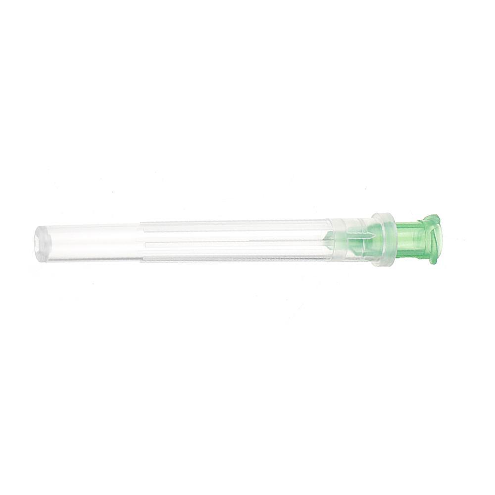 50Pcs/Set 1/2'' Blunt Tip Dispensing Needle w/ Clear Protector for Syringe Refilling and Measuring Liquid Industrial Glue Applicator Different Gauge - MRSLM