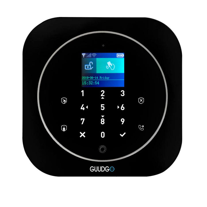 GUUDGO Tuya APP Smart WiFi GSM Home Security Alarm System Detector Home Alarm 433MHz Compatible With Alexa Google IFTTT - MRSLM