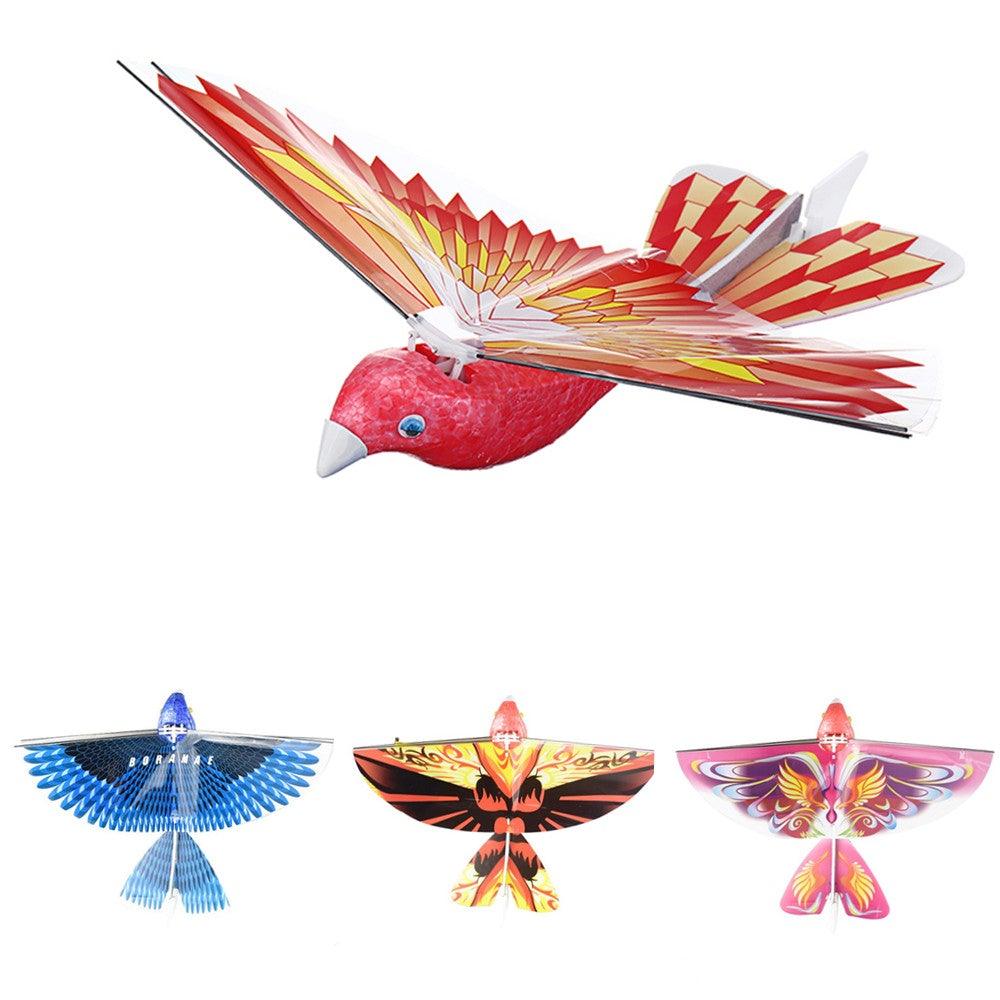 10.6Inches Electric Flying Flapping Wing Bird Toy Rechargeable Plane Toy Kids Outdoor Fly Toy - MRSLM