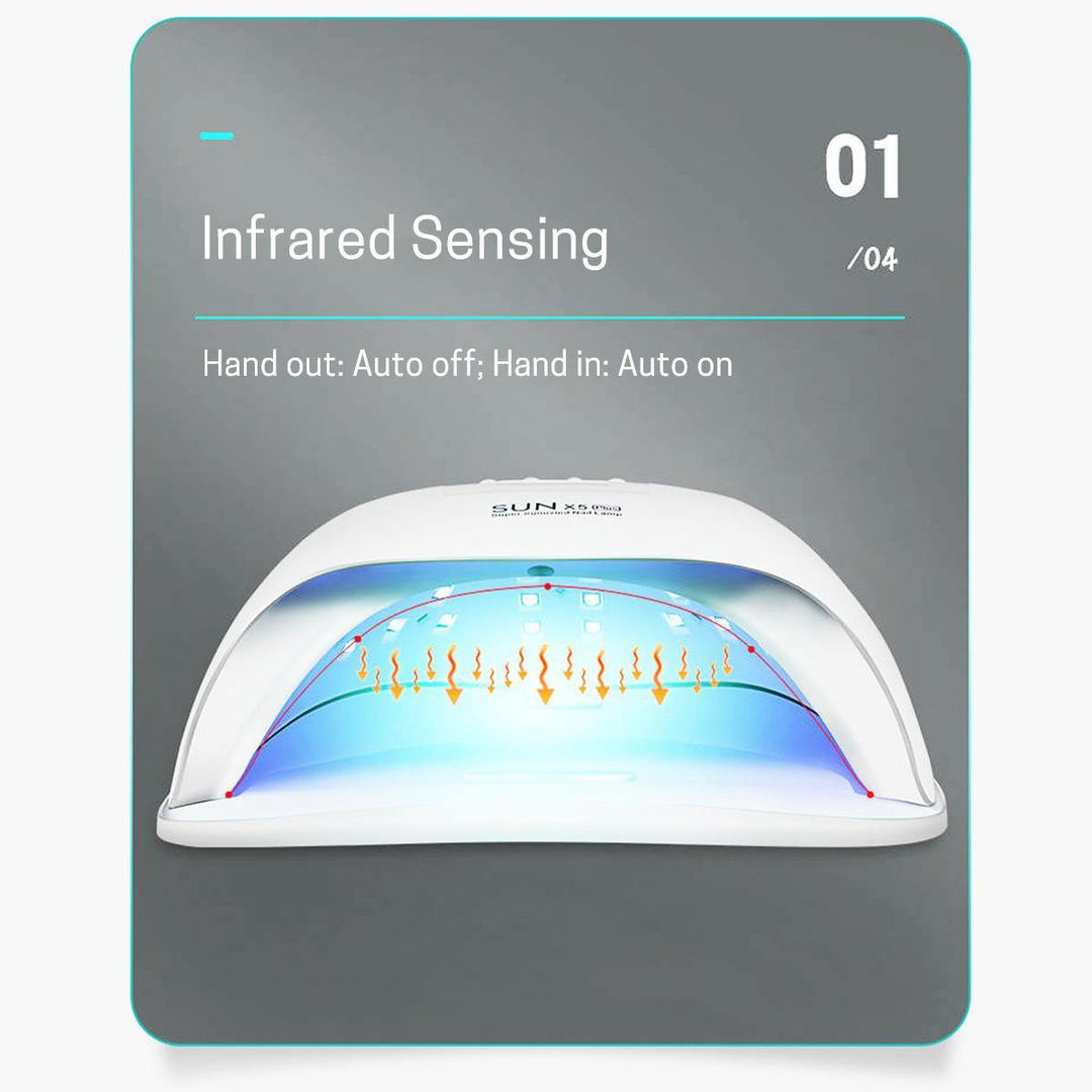 54W UV LED Nail UV Lamp with 36 Pcs Leds For Manicure Gel Nail Dryer Drying Nail Polish Lamp Auto Sensor Manicure Tools - MRSLM