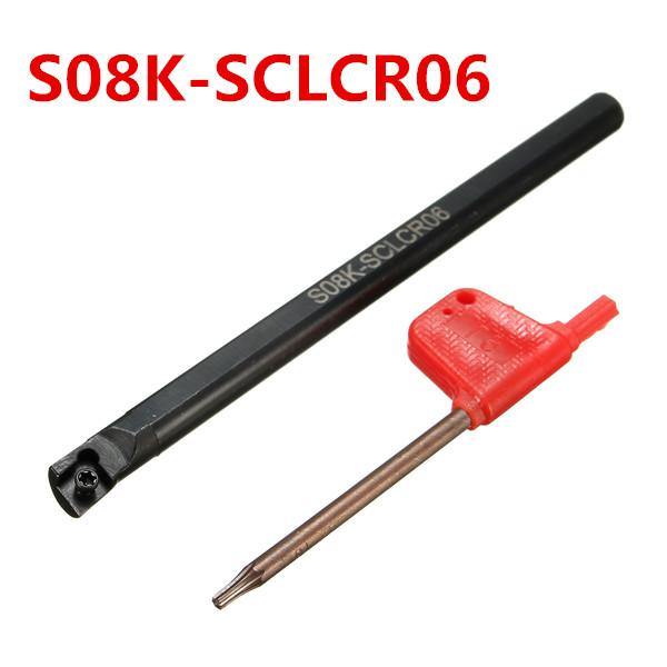 S06K/S07K/S08K/S10K/S12M-SCLCR06 Lathe Turning Tool Holder Boring Bar For CCMT - MRSLM